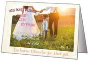 Faltkarten Hochzeit, 5 Stück Faltkarten Hochzeit, 5 Stück