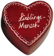 Herzdose: Lieblings-Mensch - rot Herzdose: Lieblings-Mensch - rot