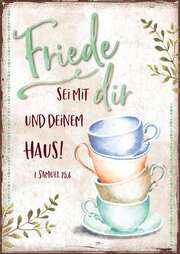 Postkartenserie "Friede sei mit dir" - 12 Stück Postkartenserie "Friede sei mit dir" - 12 Stück