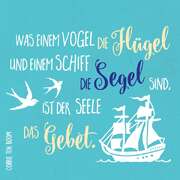 Corrie ten Boom - Metallschild - Flügel, Segel, Gebet Metallschild - Flügel, Segel, Gebet