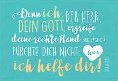 Wandschmuckschild - Denn ich, der Herr... Wandschmuckschild - Denn ich, der Herr...