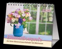 Blumenbouquets 2020 - 2 in 1-Tischkalender