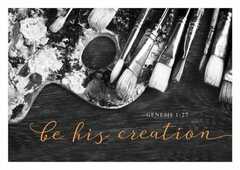 Postkarte - Be his creation