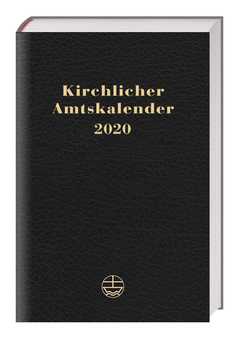 Kirchlicher Amtskalender 2020 - schwarz