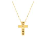 Halskette Kreuz "Believe" Halskette Kreuz "Believe"