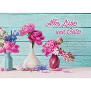 Postkarten: Alles Liebe und Gute, 4 Stück Postkarten: Alles Liebe und Gute, 4 Stück