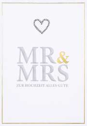 Faltkarte "Mr. & Mrs" Faltkarte "Mr. & Mrs"
