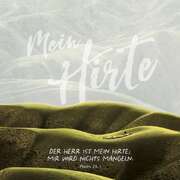 Metallschild - Mein Hirte Metallschild - Mein Hirte