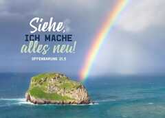 Jahreslosung 2026 - Postkarte "Regenbogen"