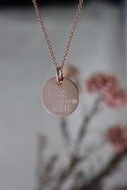 Kette mit Anhänger "Psalm 23" vergoldet Kette mit Anhänger "Psalm 23" vergoldet