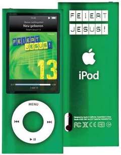 Feiert Jesus! für iPod - grün