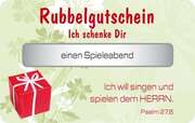 Rubbelgutschein - "Spieleabend" Rubbelgutschein - "Spieleabend"