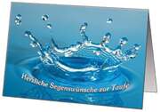 Faltkarten Taufe, 5 Stück Faltkarten Taufe, 5 Stück