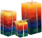 Regenbogen-Kerzen - Set (eckig) Regenbogen-Kerzen - Set (eckig)