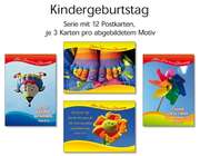 Postkartenserie Geburtstag, 12 Stück Postkartenserie Geburtstag, 12 Stück