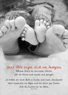 Postkarten: Deine Füße tragen dich, 12 Stück
