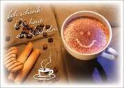 Coffee to send "Ich schenk dir heut ein Lächeln" Coffee to send "Ich schenk dir heut ein Lächeln"