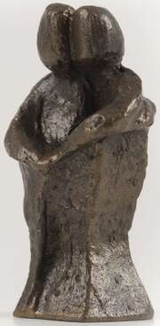 Figur "Paar" - bronzefarben Figur "Paar" - bronzefarben
