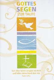 Grußkarte - Gottes Segen zur Taufe Grußkarte - Gottes Segen zur Taufe