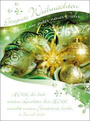 Grußkarte - Gesegnete Weihnachten Grußkarte - Gesegnete Weihnachten