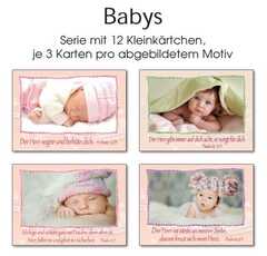 Kleinkärtchenserie Babies - 12 Stück