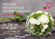 Herzliche Segenswünsche zur Silberhochzeit - Faltkarte Herzliche Segenswünsche zur Silberhochzeit - Faltkarte