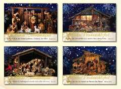 Postkartenserie Weihnachtskrippen, 12 Stück