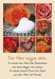 Postkarten: Der Herr segne dich, 4 Stück Postkarten: Der Herr segne dich, 4 Stück