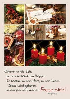 Postkarten: Advent ist die Zeit, 12 Stück