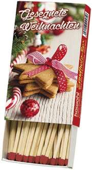 Zündholzbox - Gesegnete Weihnachten Zündholzbox - Gesegnete Weihnachten