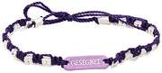 Armband "Gesegnet" - lila/weiß Armband "Gesegnet" - lila/weiß