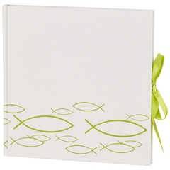 Gästebuch "Verde" weiß/blanko