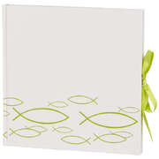 Gästebuch "Verde" weiß/blanko Gästebuch "Verde" weiß/blanko