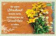 Pearl S. Buck - Kräuter-Dip-Postkarte - Die wahre Lebenskunst Kräuter-Dip-Postkarte - Die wahre Lebenskunst
