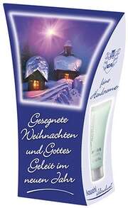 Handcreme "Gesegnete Weihnachten und Gottes Geleit im neuen Jahr" Handcreme "Gesegnete Weihnachten und Gottes Geleit im neuen Jahr"
